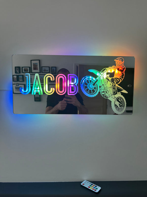 Motorcross Bike Mirror - Motorcross Biker Gifts