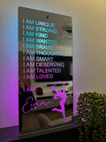 Personalised Affirmations Mirror – Perfect Dancer Gift