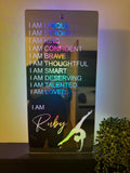 Personalised Affirmations Mirror – Perfect Gymnast Gift