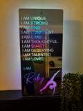 Personalised Affirmations Mirror – Perfect Gymnast Gift