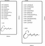 I Am Mirror - Positive Affirmation Gift - Personalised Gift Studio