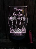 Mums Garden Solar Lights | Personalised Garden Gift - Personalised Gift Studio