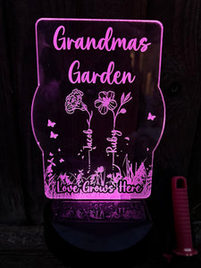 Mums Garden Solar Lights | Personalised Garden Gift - Personalised Gift Studio