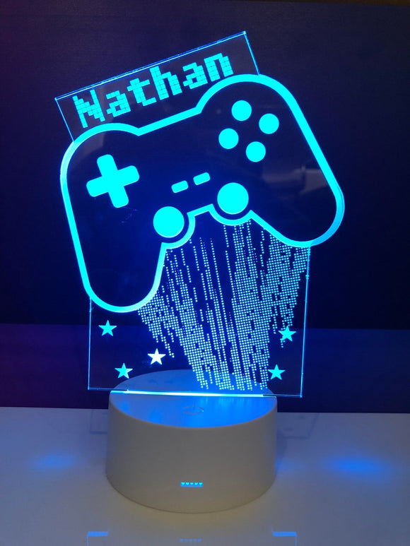 Gamer Gift LED Controller Light - Personalised Gift Studio