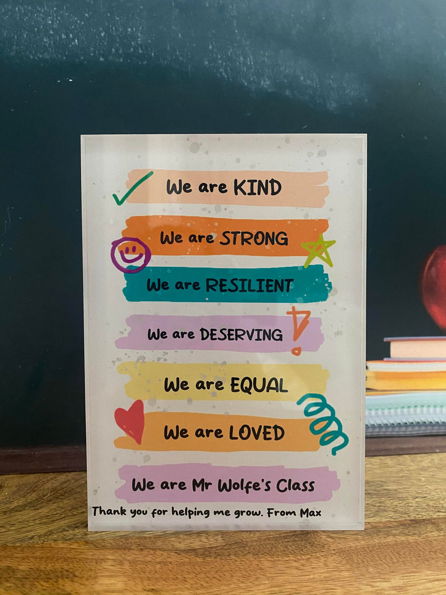 Teacher End of Year Gift - Teacher Gift - Class Affirmation Gift ...